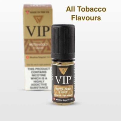 Buy Vapecom Tobacco Flavour E liquids  - Free UK Next Day Delivery (no minimum spend)