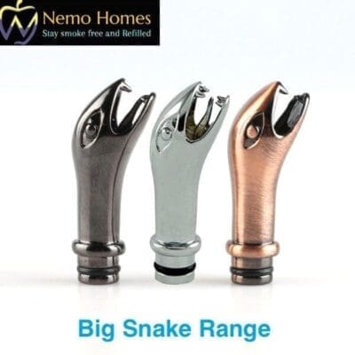 Buy 510 Thread BIG Snake | Fat Snake| Thick (animal) Drip Tip in different colours  - Free UK Next Day Delivery (no minimum spend)