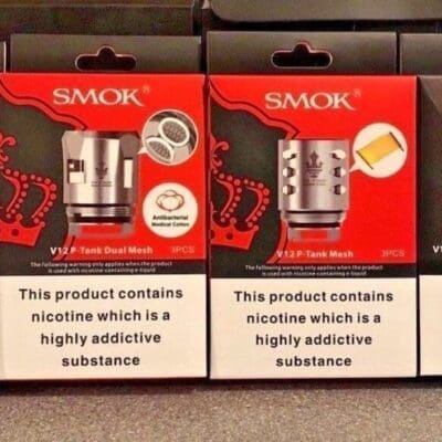 Buy SMOK TFV 12 Prince Tank + O rings | Fat Boy Replacement Glass  - Free UK Next Day Delivery (no minimum spend)