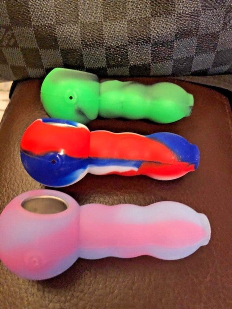 Buy Soft Silicone Pocket Size Tobacco Smoking Pipe Handmade Colour Uk post  - Free UK Next Day Delivery (no minimum spend)