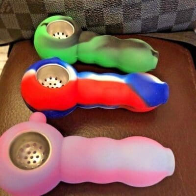 Buy Soft Silicone Pocket Size Tobacco Smoking Pipe Handmade Colour Uk post  - Free UK Next Day Delivery (no minimum spend)
