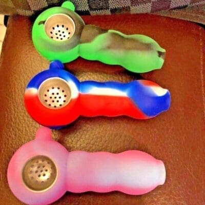 Buy Soft Silicone Pocket Size Tobacco Smoking Pipe Handmade Colour Uk post  - Free UK Next Day Delivery (no minimum spend)