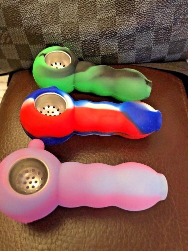 Buy Soft Silicone Pocket Size Tobacco Smoking Pipe Handmade Colour Uk post  - Free UK Next Day Delivery (no minimum spend)