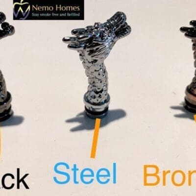 Buy 510 Thread FireBall Dragon (animal) Drip Tip in different colours  - Free UK Next Day Delivery (no minimum spend)