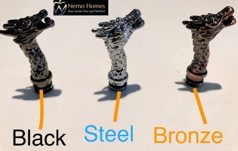 Buy 510 Thread FireBall Dragon (animal) Drip Tip in different colours - Free UK Next Day Delivery (no minimum spend)