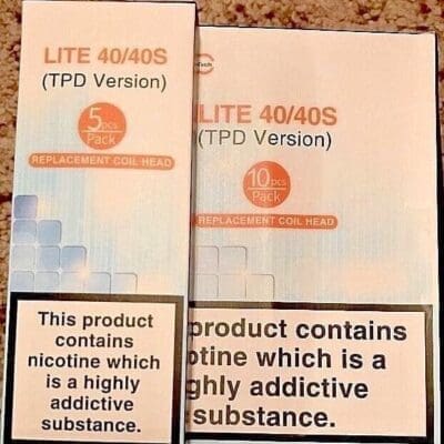 Buy Jomotech Lite 40 and Lite 40s Coil Heads  - Free UK Next Day Delivery (no minimum spend)