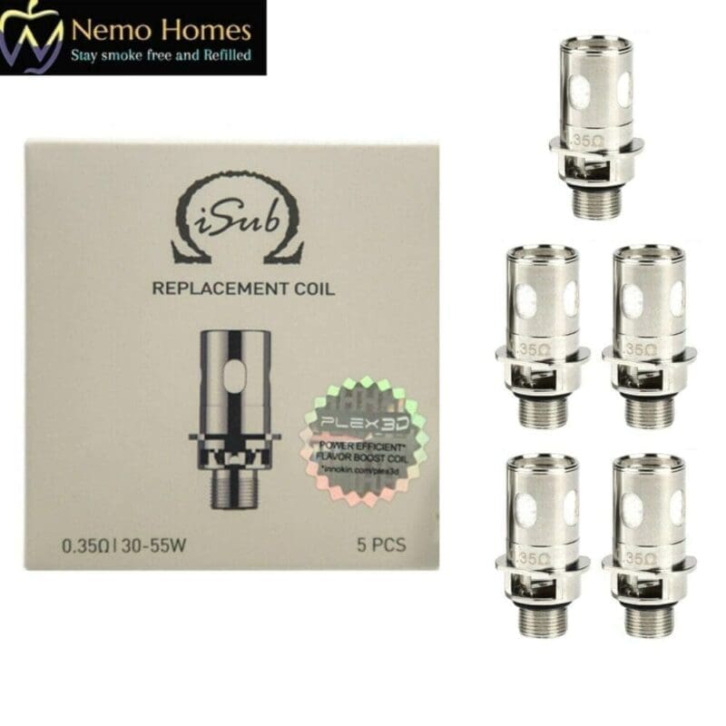 Buy Innokin iSub Plex 3D Coils - Free UK Next Day Delivery (no minimum spend)
