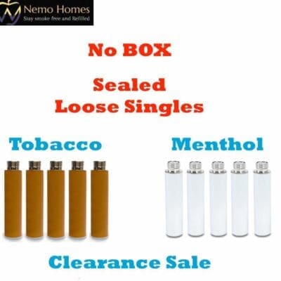 Buy Single Refill Cartridges (Nicocig / OK / Ten Motives Compatible) -No Box  - Free UK Next Day Delivery (no minimum spend)